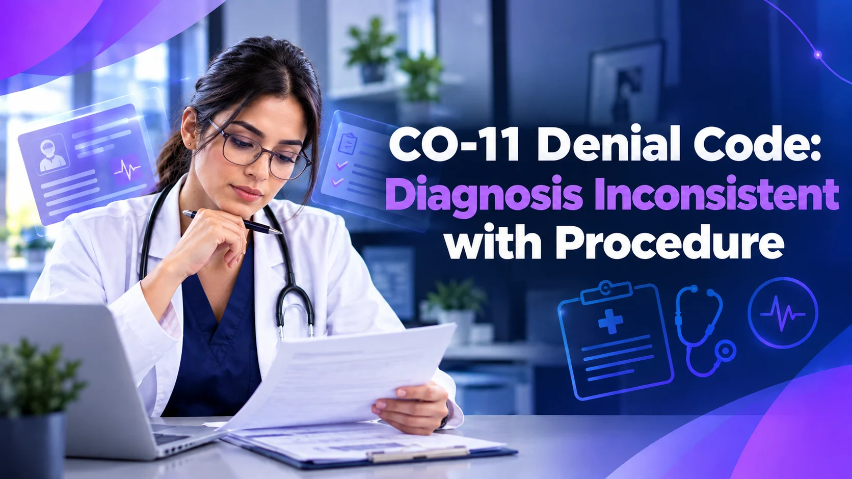 CO-11 Denial Code Diagnosis Inconsistent with Procedure